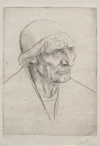 Segnender Kopf von Alphonse Legros
