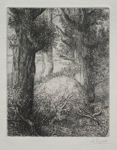 Gallischer Grabhügel von Alphonse Legros