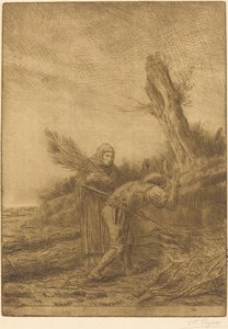 Zweigmacher Les faiseurs de fagots von Alphonse Legros