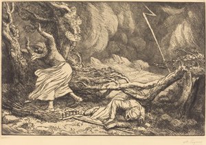 Opfer des Blitzes von Alphonse Legros