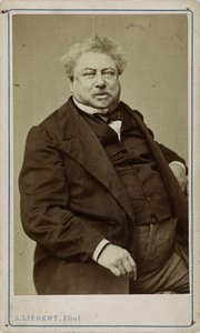 Der Autor Alexandre Dumas père von Alphonse Liebert