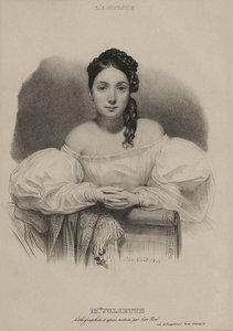 Porträt von Mademoiselle Juliette Drouet von Alphonse Leon Noel