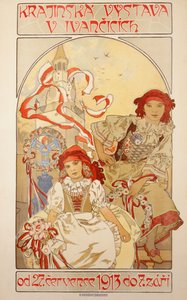 Krajinska Vystava V Ivancicich, 1913 von Alphonse Mucha