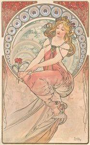 Die Malerei, 1898 von Alphonse Mucha