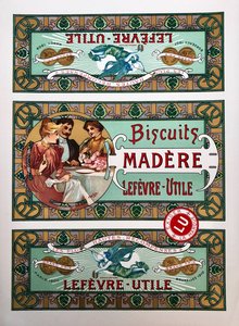 Lefèvre-Utile Keksverpackung, ca. 1890-1910 (Illustration)