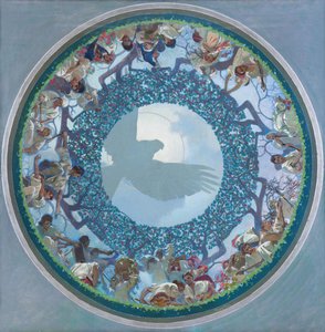 Die slawische Einheit von Alphonse Marie Mucha