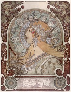 Zodiac von Alphonse Mucha