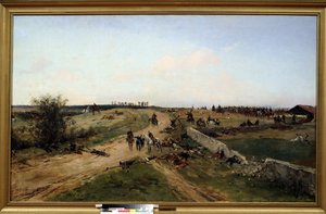 Szene aus dem Deutsch-Französischen Krieg von Alphonse Marie de Neuville
