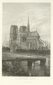 Notre-Dame, Paris von Alphonse Marie de Neuville
