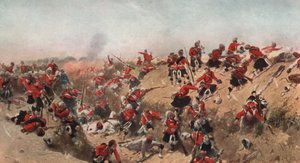 Sturm auf Tel el Kebir durch die Black Watch, Ägypten, 1882 von Alphonse Marie de Neuville