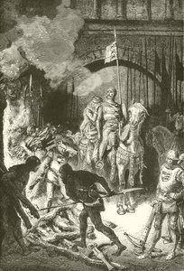 Der Cid befiehlt die Hinrichtung von Ahmed von Alphonse Marie de Neuville