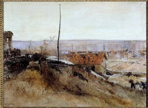 Krieg von 1870-1871: Angriff auf den Kalkofen bei der Platriere de Champigny am 2. Dezember von Alphonse Marie de Neuville