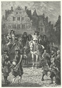 Proklamation der Aufhebung des Edikts von Nantes durch Ludwig XIV., 1685 von Alphonse Marie de after Neuville