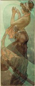 Abendstern von Alphonse Mucha