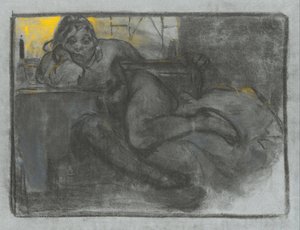 Absinth (Studie einer Frau) von Alphonse Mucha