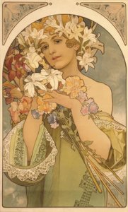 Blumen von Alphonse Mucha