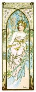 Helligkeit des Tages, 1899 von Alphonse Mucha