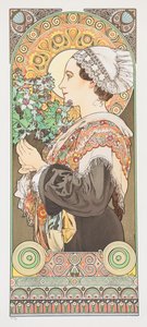 Chardon de Grève. Distel vom Sand, 1902 von Alphonse Mucha