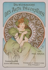 Dictionnaire des Arts Décoratifs, 1902 von Alphonse Mucha