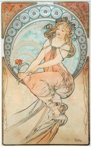 Die Malerei von Alphonse Mucha