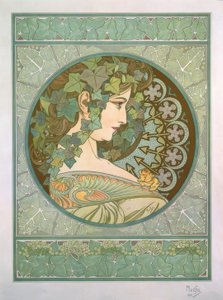 Efeu von Alphonse Mucha