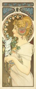 Feder von Alphonse Mucha