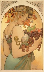 Früchte von Alphonse Mucha