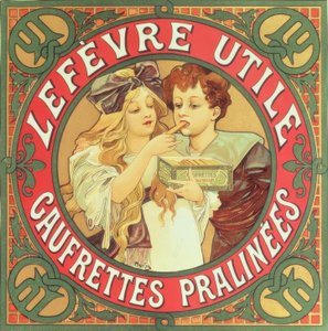 Lefèvre-Utile / Gaufrettes pralinées von Alphonse Mucha