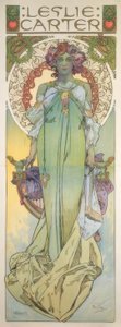 Leslie Carter von Alphonse Mucha