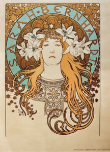 Sarah Bernhardt von Alphonse Mucha