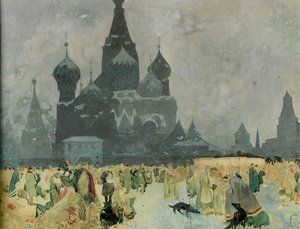 Die Emanzipation der russischen Leibeigenen Studie für Das Slawische Epos, 1914 von Alphonse Mucha