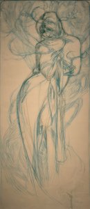 Winter von Alphonse Mucha