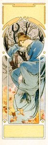 Winter von Alphonse Mucha