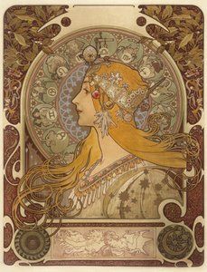 Zodiac, 1896 von Alphonse Mucha