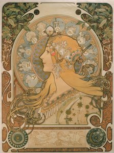 Zodiak von Alphonse Mucha