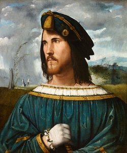 Porträt eines Gentiluomo genannt Cesare Borgia, zwischen 1500 und 1524