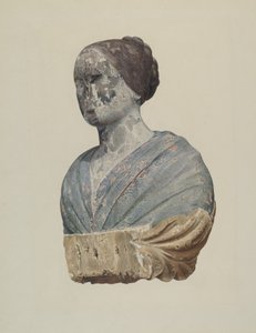 Galionsfigur von der Schoner "Polly" von Alton K. Skillin