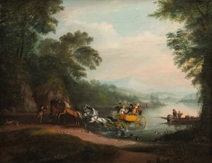 Missgeschick am Furt von Alvan T. Fisher