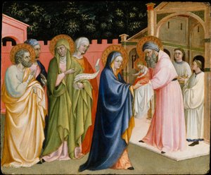 Die Darstellung im Tempel, wahrscheinlich ca. 1430