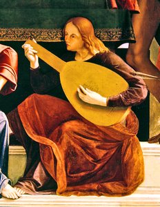 (Detail) des Altars von St. Ambrose