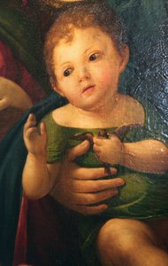 Detail (Madonna mit Kind, Maria Magdalena, St. Katharina und zwei Heilige), 1504
