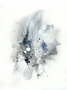 Abstrakter Monochromer Fluss