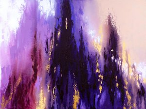 Tiefes Violettes Schimmern von Alyson Storms