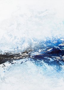 Eisblaues Abstrakt