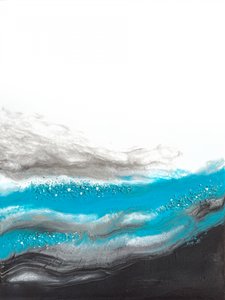 Teal-Ozean Schimmer von Alyson Storms