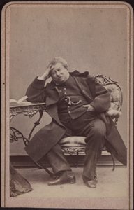 Der Autor Alexandre Dumas père 1802-1870, ca. 1868