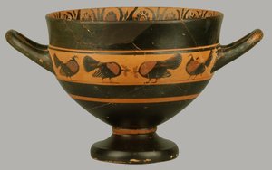 Attische rotfigurige Skyphos, ca. 540 v. Chr. von Amasis Painter circle of Amasis Painter circle of