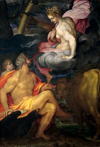 Jupiter, Juno und Io, von Ambrogio Figino