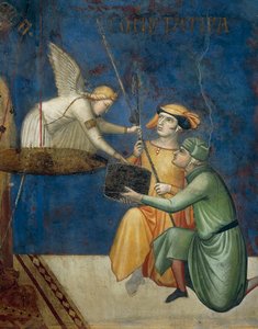 Allegorie der guten Regierung, kommutative Gerechtigkeit oder kommutative Bestrafung (Detail) von Ambrogio Lorenzetti