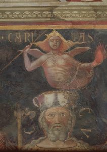 Allegorie der guten Regierung (Detail) von Ambrogio Lorenzetti
